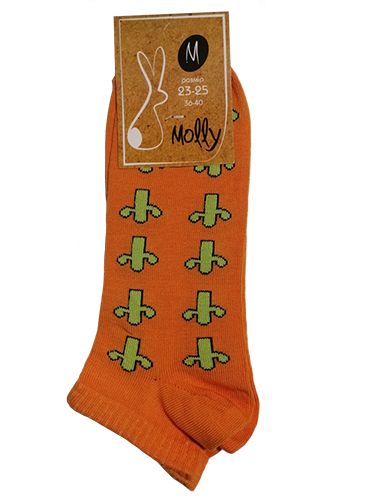 Шкарпетки жіночі Молли Кактус р. 23-25 помаранчевий 