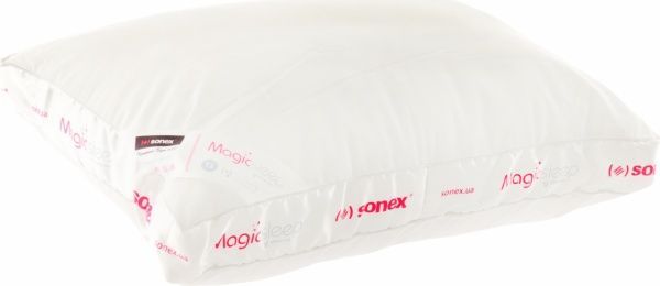 Подушка Magic Sleep 50x70 см 100% штучний лебединий пух Антибактеріальна Sonex