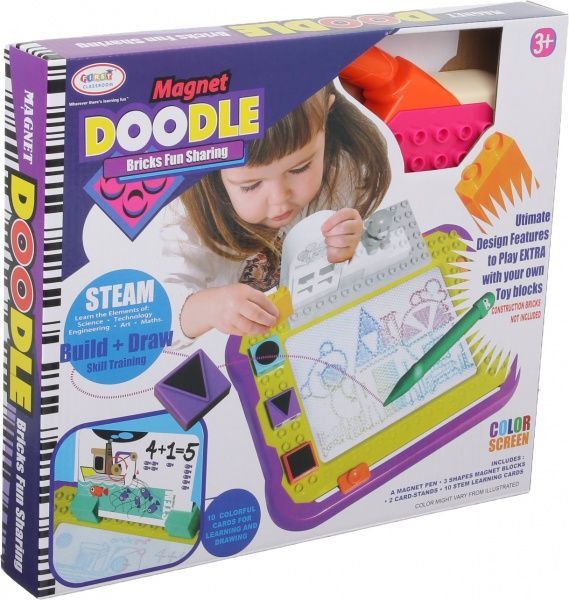 Доска магнитная Sunny с набором фигурок бело-красная HM1315A/wh-rd