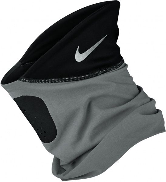 Повязка Nike SHIELD PHENOM RUNNING NECKWARMER N.100.0596.087 L/XL серыйчерный