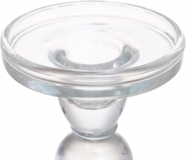 Свічник Royal 8,5х8,5х13,5 см прозорий