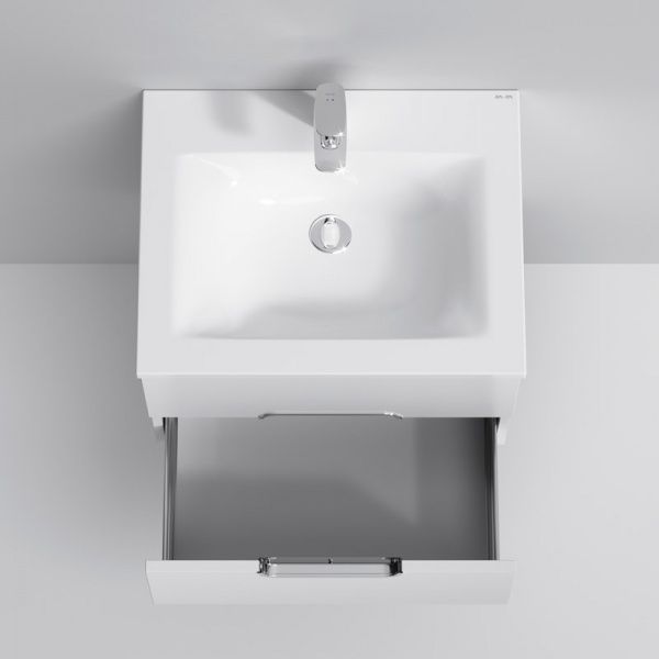 Тумба подвесная AM.PM білий глянець с умывальником Spirit 60 см