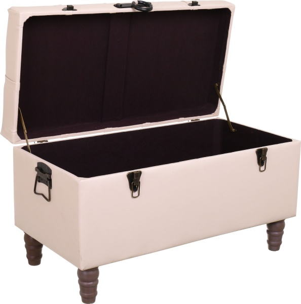 Скриня-пуф Summer бежевий 82,5х42х47 см 