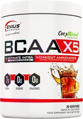 Аминокислотная смесь Genius Nutrition BCAA-X5 кола 360 г 