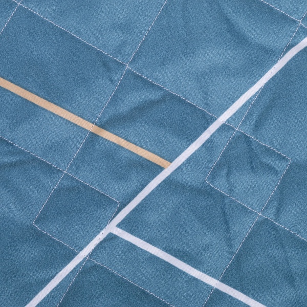 Покрывало стеганое 210x240 см Homeline темно-синий 