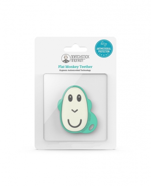 Прорізувач Matchstick Monkey Мавпочка зелена Bio Cote 8 см (MM-FMT-001)