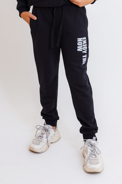 Брюки спортивные KOSTA д/м р.122–128 черный 2456-2 