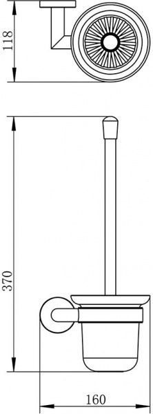 Ершик для унитаза Imprese Hranice 150100