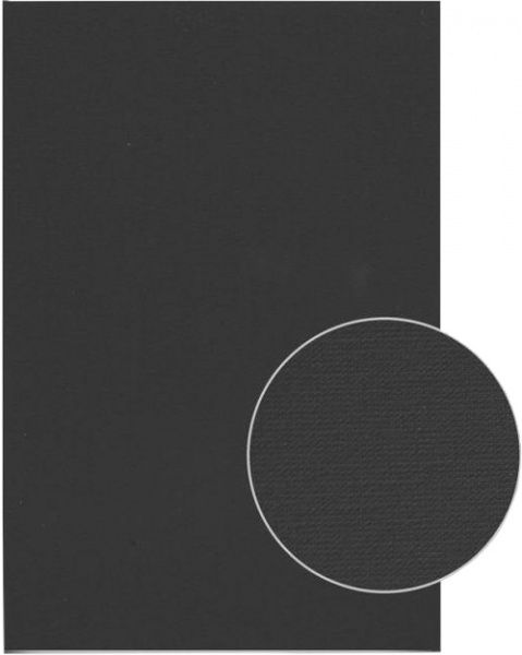 Полотно на картоні чорне 18*24 см 220 г/м² акрил , Rosa Studio