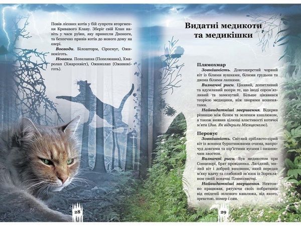 Книга Эрин Хантер «Коти вояки. Таємниці Кланів. Путівник по серії» 978-617-7660-27-8