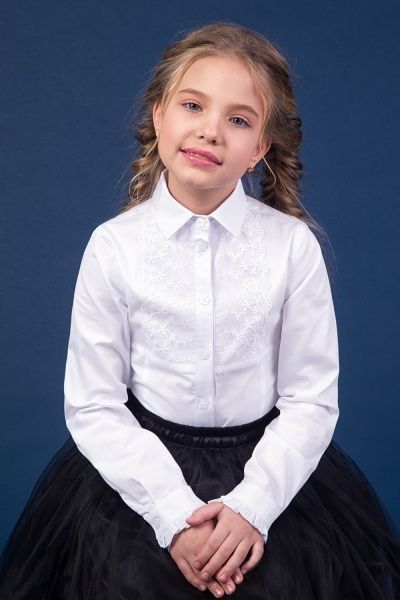 Блуза Zironka 26-9039-1 р.128 белый 