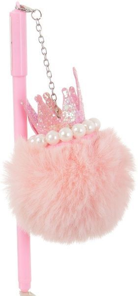 Ручка гелева рожева Корона 