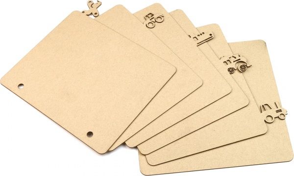 Заготовка для альбома «Игрушки малыша»  20х20,5 см 6 ст. Rosa Talent