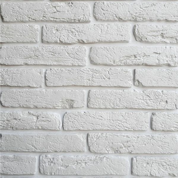 Плитка гипсовая прямая Имлар Элита белая 0,87 кв.м 