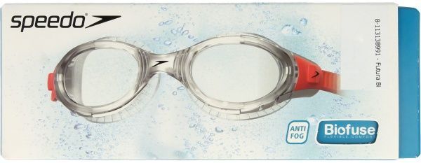 Очки для плавания Speedo 8-11313B991 Futura_Biofuse_Flexiseal 8-11313B991 one size красныйбелый
