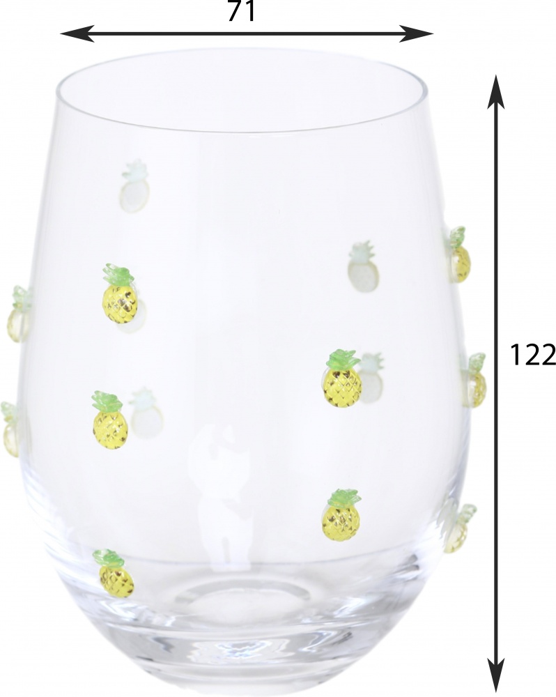 Стакан для воды Maxmark Pineapple 520 мл 1 шт.