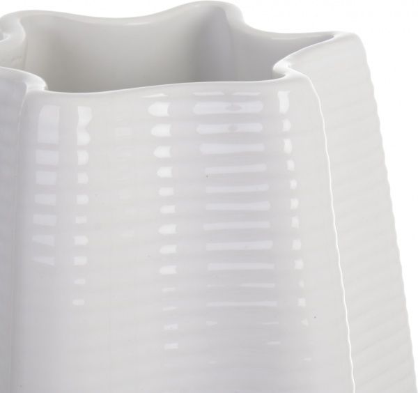 Ваза керамічна Iceberg 16.5х40 см сіра