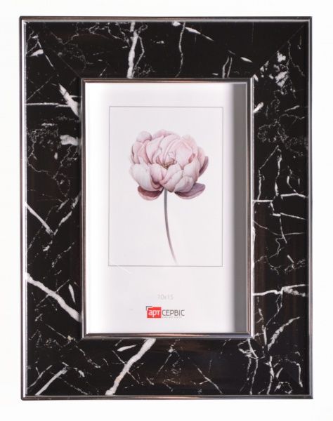 Рамка для фото Арт-Сервіс ЭА-01737 10x15 см черно-белый 