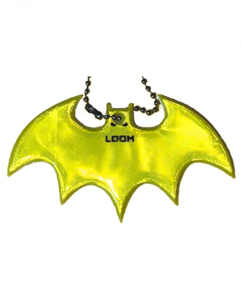 Брелок светоотражающий LOOM Летучая мышь LM-0048-yellow
