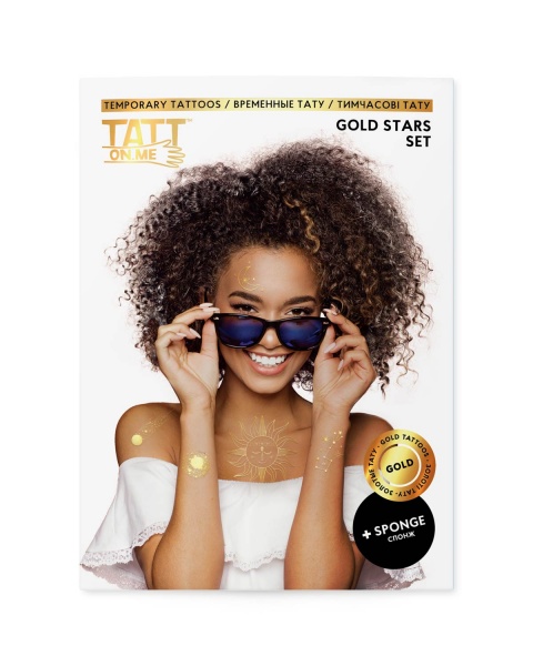Тату тимчасове TATTon.me Gold Stars Set