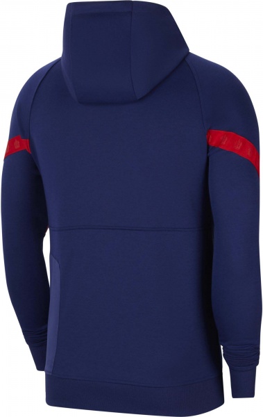 Джемпер Nike ATM M NK TRAVEL FLC HOODIE HZ CV9939-421 р. 2XL синій