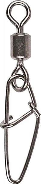 Застежка Mikado 10 кг 10 шт. з вертлюжком New hooked snap №10