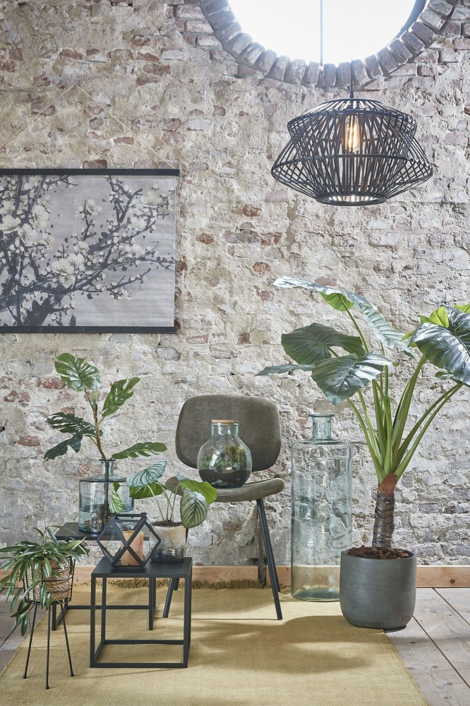 Вазон Edelman Nora pot round 17 см круглый 3,63 л темно-серый (1074628)