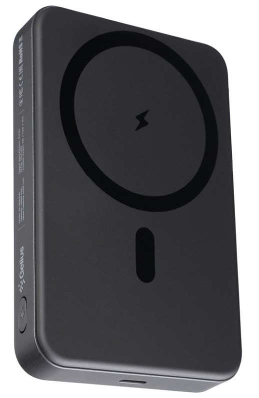 Повербанк Gelius HOLDIX Magnetic Wireless Charge 15W GP-PBW302 10000 mAh black (00000100988)