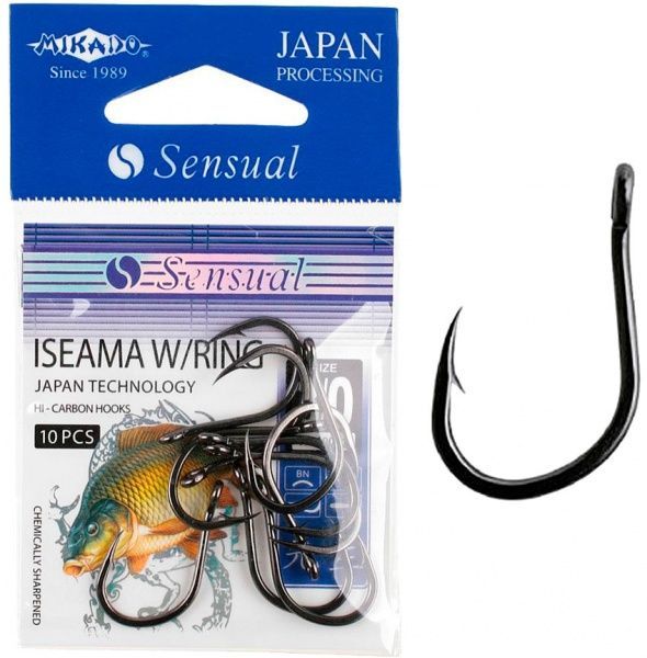 Крючок Mikado black nickel №6 10 шт. Sensual Iseama