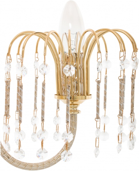 Люстра підвісна Arredoluce кришталь Swarovski 3xE14 золото 02.406.3 