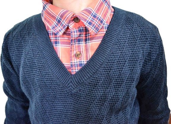 Джемпер Геометрія р.158-164 синій 1707 (127) 