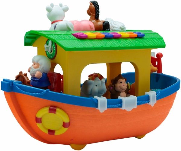 Игрушка развивающая Kiddieland Ноев ковчег (укр.язык) 031881