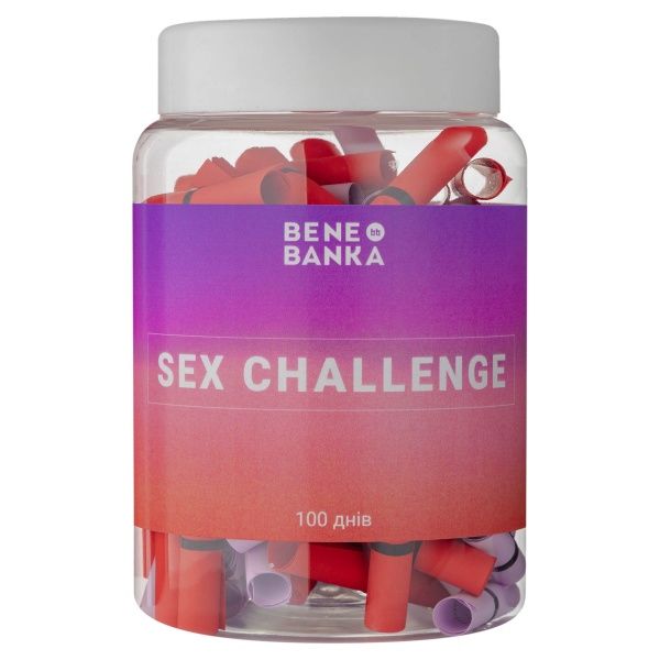 Баночка з записками Bene Banka Sex Challenge (укр.) BB08UA