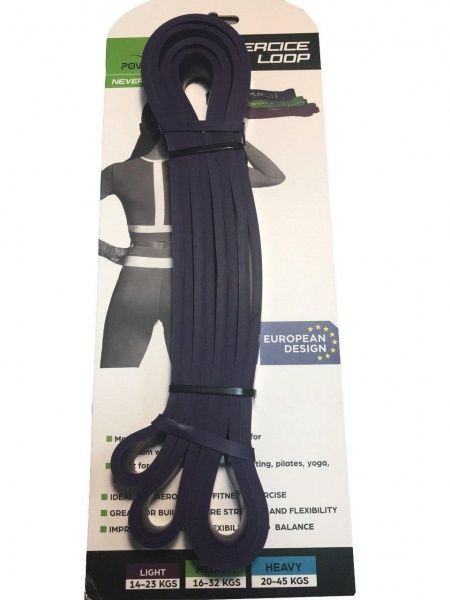 Резинка для фітнесу PowerPlay 14-23 кг фіолетова PP_4115_Purple