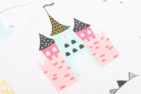 Чепчик детский ТМ Софія р.38 белый с розовым 224138