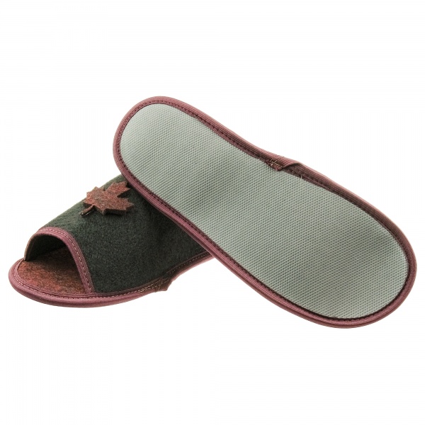 Капці домашні FX shoes з фетру р. 42-43 чорний арт.2019