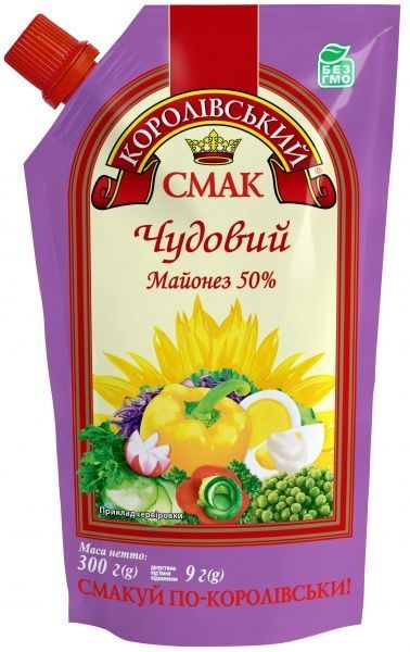 Майонез Чудовий 50% 300г
