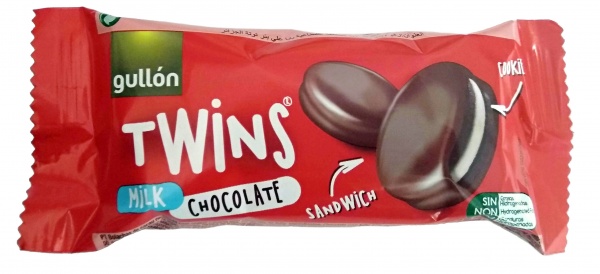 Печиво Gullon Твінс в молочному шоколаді 41 г 