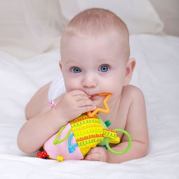 Игрушка-подвеска Macик Мячик с бусинками МС 110601-02