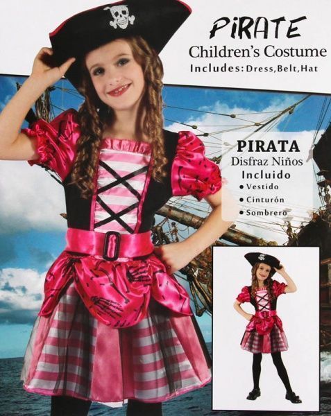 Костюм карнавальний Девілон Дівчатко-пірат р.110 091013B 