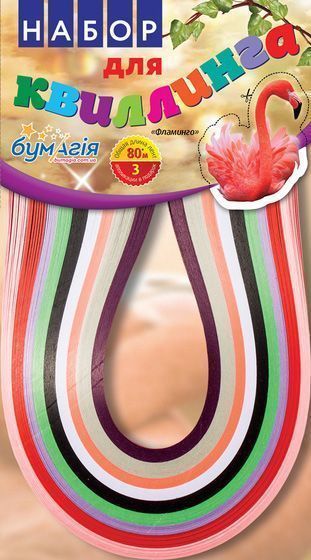 Набор для квиллинга Птицы Фламинго 80.41 