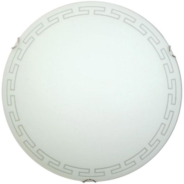 Світильник настінно-стельовий Геотон НПБ 01-3х100-161 7611 3x100 Вт E27 білий 7611.40 