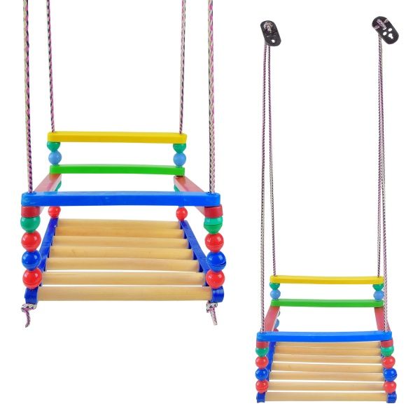 Качели пластик/дерево (до 50 кг) 65324