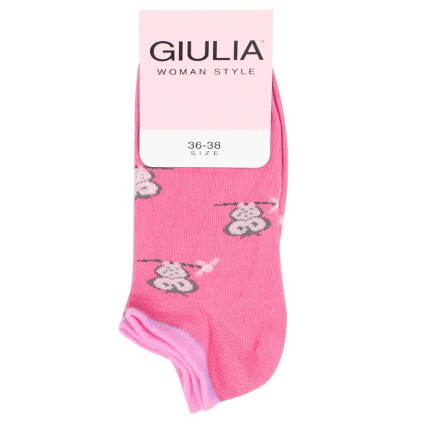 Носки женские Giulia WSS-010 р. 39-40 фуксия 