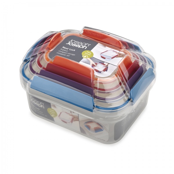 Набір контейнерів для харчових продуктів 4 шт. Nest Lock пластик 1000678 Joseph Joseph