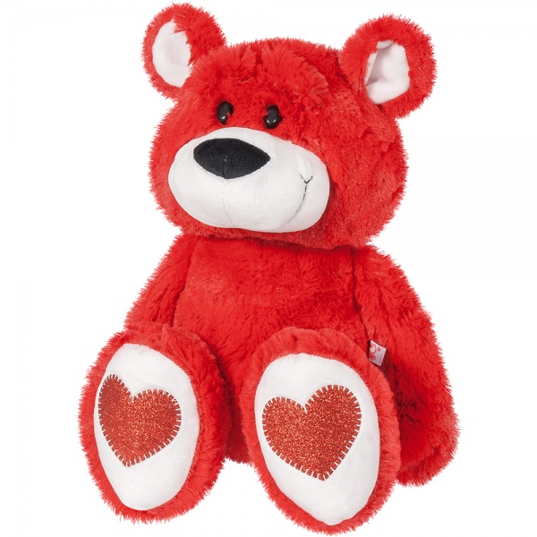 Мягкая игрушка Stip Медведь Андрюша 45 см красный