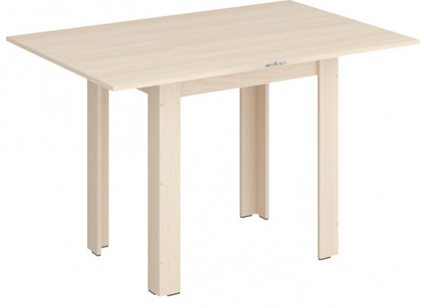 Стол раскладной 3 (1200(800)х750(770)х800(600) дуб молочный 
