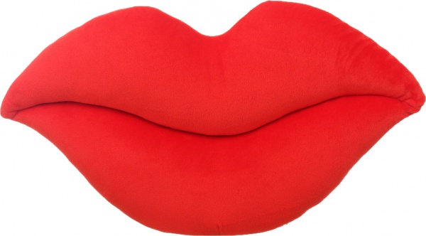 Подушка декоративная Губы ПД-0454 28x45 см красный Tigres 