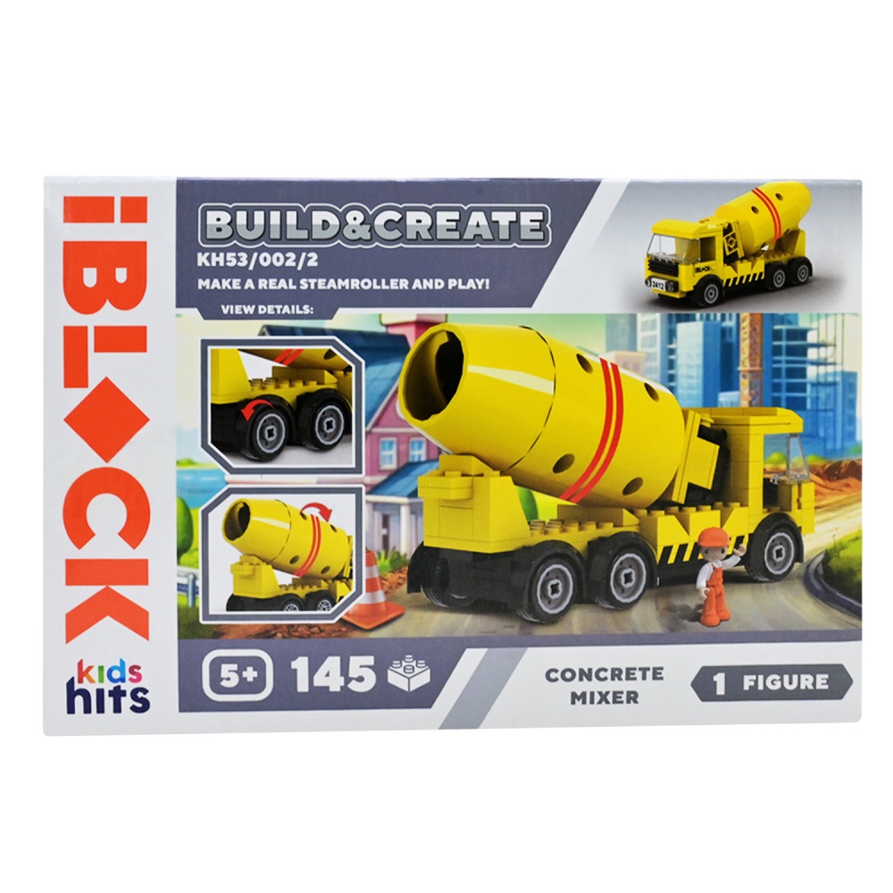 Конструктор Shantou IBLOCK JUNIOR 145 дет. KH53/002/2