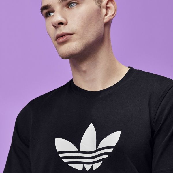 Футболка Adidas TREFOIL T-SHIRT CW0709 S чорний